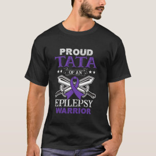 Proud Tata Of An Epilepsy Warrior Family Matching  T-Shirt