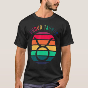 Proud Taurus Symbol Lgbtq Astrology Zodiac Sign Ho T-Shirt