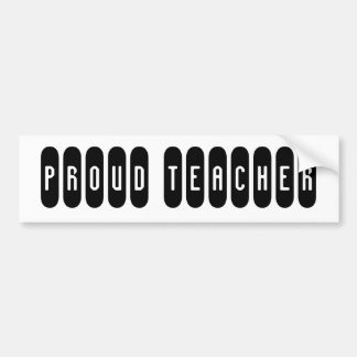 Proud Teacher Bumper Sticker