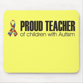 proud teacher of children with autism mousepad