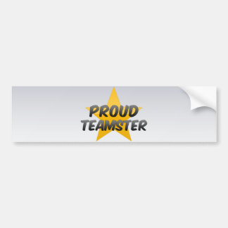 Proud Teamster Bumper Sticker