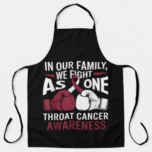 Proud Throat Cancer Survivor Inspirational Apron