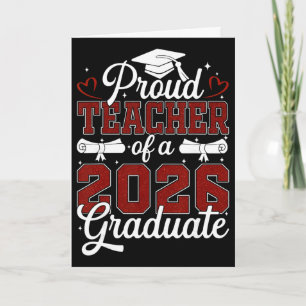 Proud Tia Of A Cl Of 2026 Graduate Senior Graduati Card