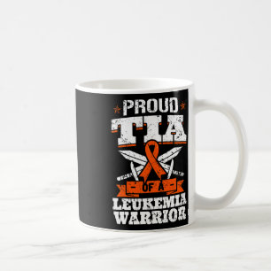 Proud Tia Of A Leukaemia Warrior Aunt Awareness Bl Coffee Mug