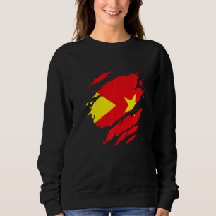 Proud Tigray Region Fashion Roots Map Tigray Flag Sweatshirt
