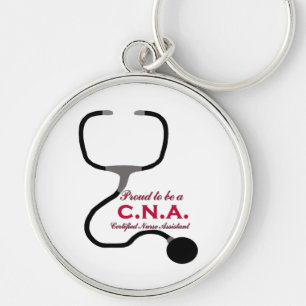 PROUD TO BE A C.N.A. KEYCHAIN