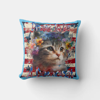 Proud To Be A Democat Throw Pillow