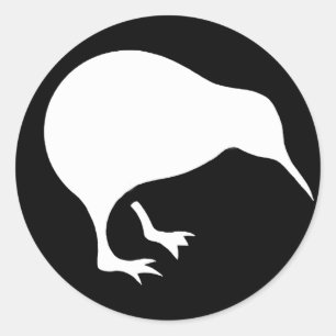 PROUD TO BE A KIWI - Classic Round Sticker, Matte Sticker