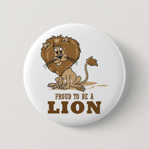 Proud To Be A Lion 2 Inch Round Button
