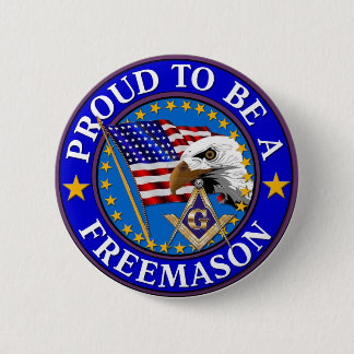 Proud to be a Mason 2 Button