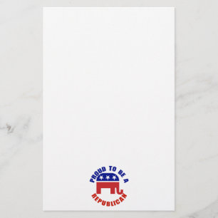 Proud To Be A Republican Original Stationery