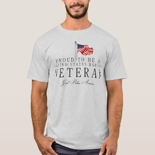 Proud To Be A US Marine Veteran T-Shirt