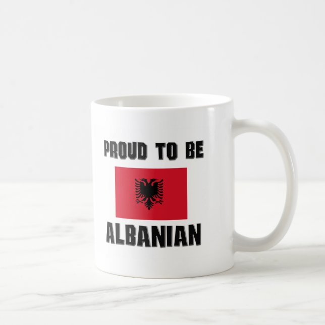 Proud To Be ALBANIAN Coffee Mug (Right)