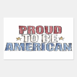 Proud to be American Design Sticker