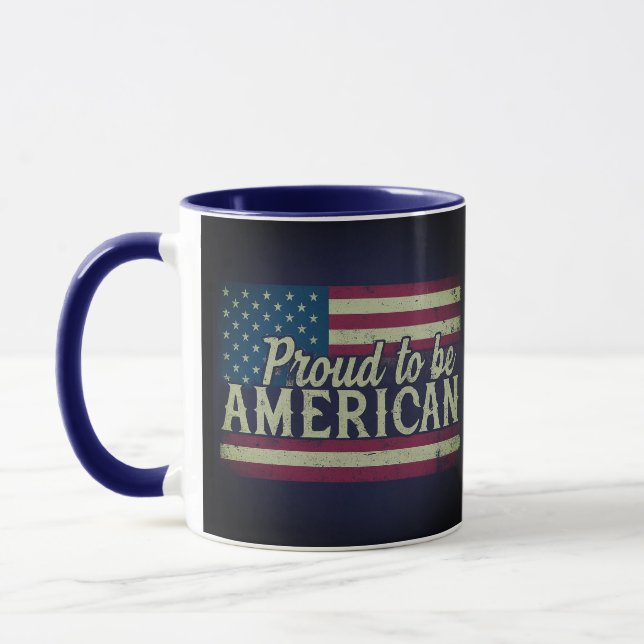 Proud to be American Mug (Left)