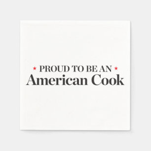 Proud to be an American Cook Napkin