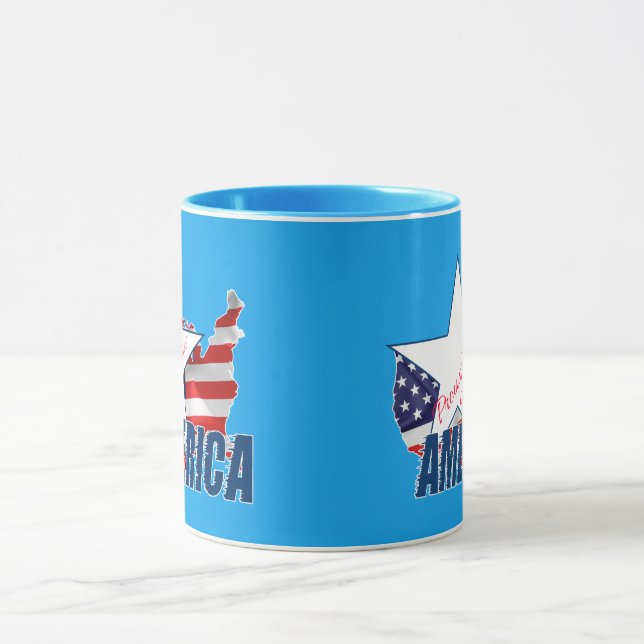 Proud to be an American Mug (Center)