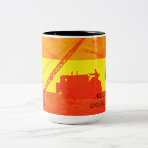 Proud to Be an Operating Engineer Southwest Colors Two-Tone Coffee Mug
