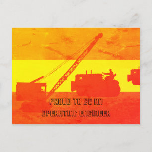 Proud to Be an Operating Engineer Southwest Colour Postcard
