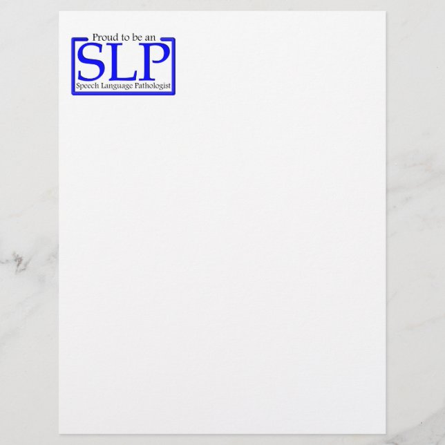 Proud to be an SLP (Front)