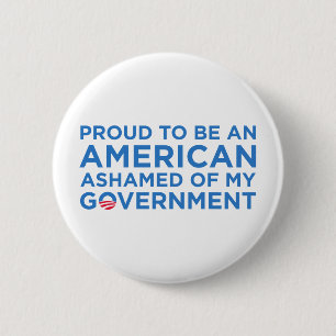 Proud to be and American 2 Inch Round Button