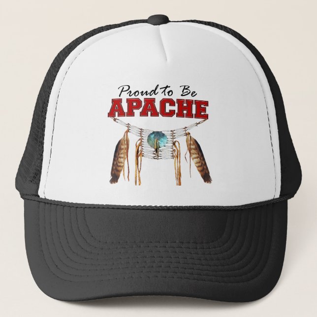 Proud to be Apache Trucker Hat (Front)