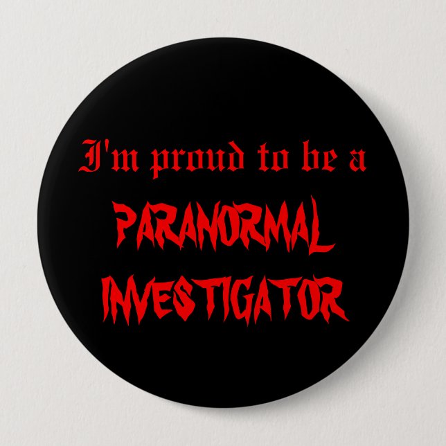 "Proud to be" Badge 4 Inch Round Button (Front)