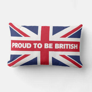 Proud to be British Lumbar Pillow