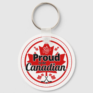 Proud to be Canadian Keychain