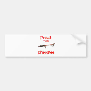 Proud To Be Cherokee Bumper Sticker