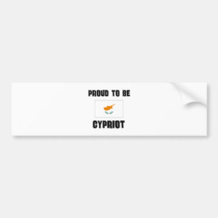Proud To Be CYPRIOT Bumper Sticker