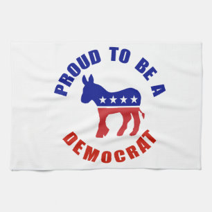 Proud To Be Democrat Original Kitchen Towel