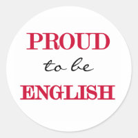 Proud To Be English