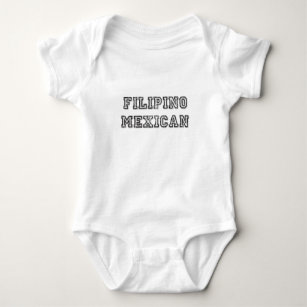 Proud to be Filipino Mexican Baby Bodysuit