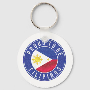 Proud to be Filipinos pride Flag Coffee Mug Class Keychain