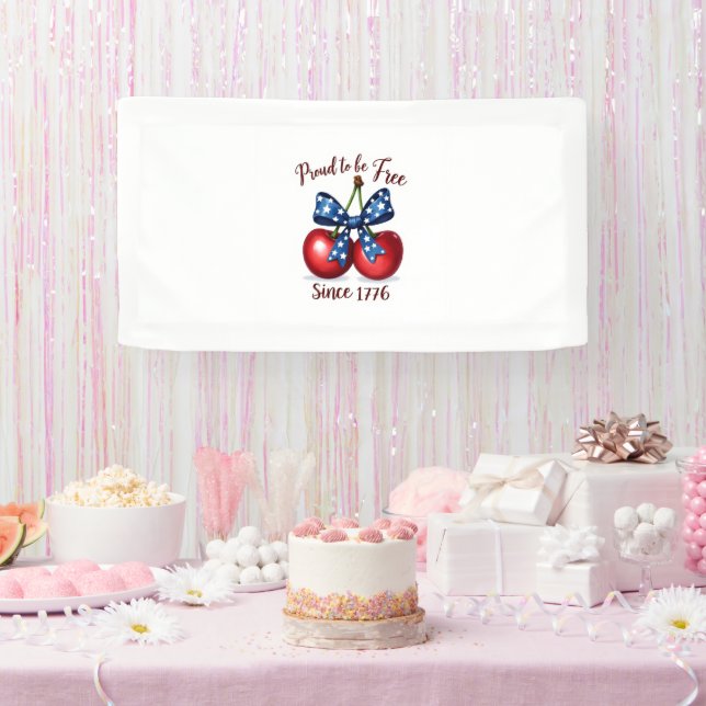 Proud to Be Free 1776 Banner (Party)
