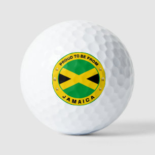 Proud To Be From Jamaica Golf Balls