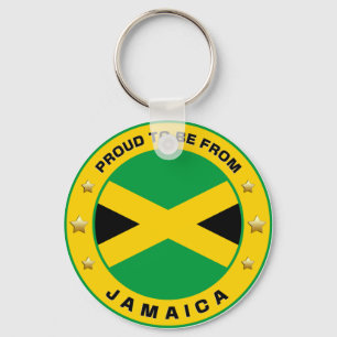 Proud To Be From Jamaica Keychain