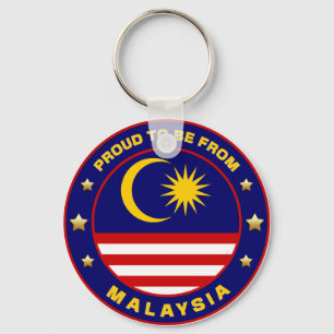 Proud To Be From Malaysia Keychain