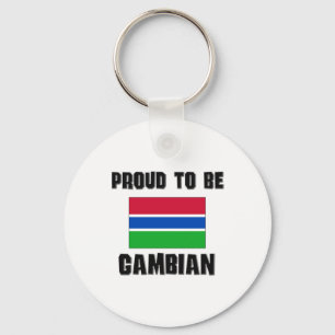 Proud To Be GAMBIAN Keychain
