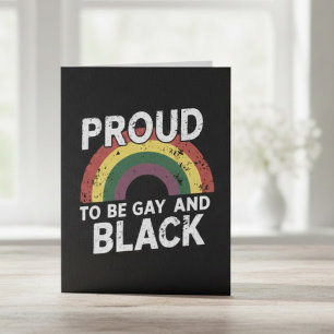 Proud To Be Gay And Black Pride Month 2025 Postcard