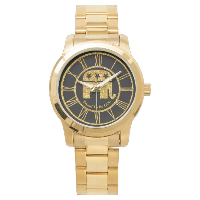 Proud To Be GOP Personalize Watch (Front)
