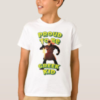 Proud To Be Greek Kid Zeus Greek God