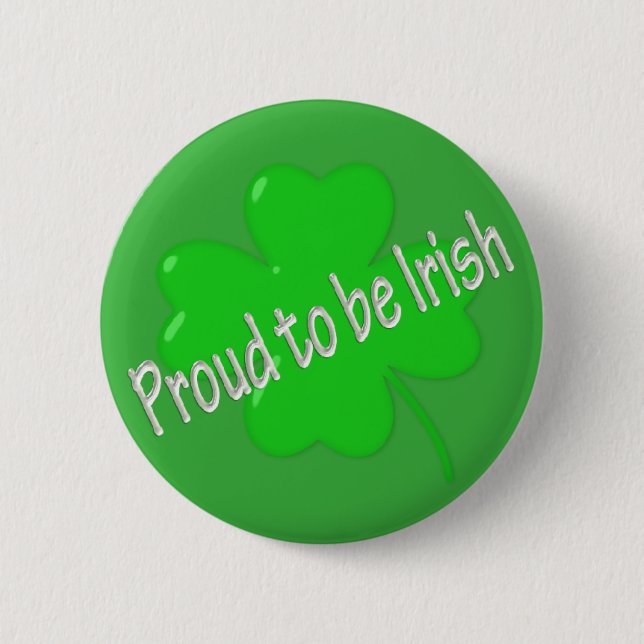 Proud To Be Irish Button (Front)