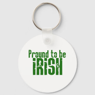Proud to be Irish Keychain