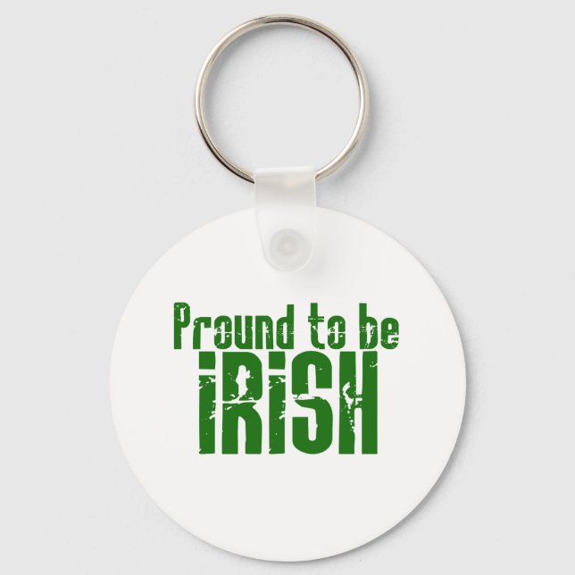 Proud to be Irish Keychain (Front)