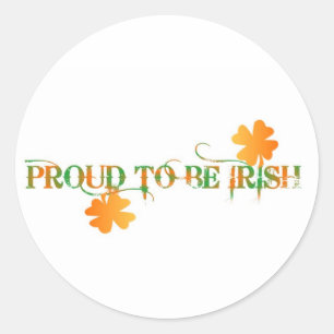 Proud To Be Irish Stickers