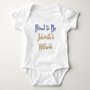 Proud to be Jehovah's Witness Baby Bodysuit