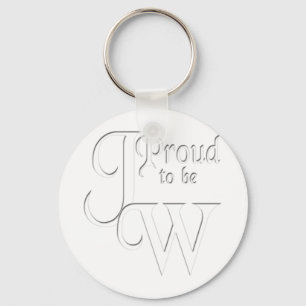 Proud to be Jehovah's Witness Keychain