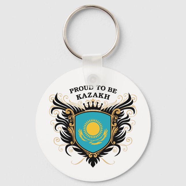 Proud to be Kazakh Keychain (Front)